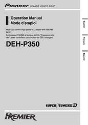 Pioneer Premier SUPER TUNER III D DEH-P350 Manual Del Usaurio