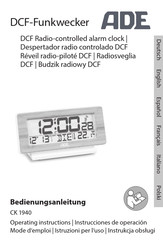 ADE CK 1940 Instrucciones De Operación