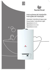 Saunier Duval Opaliatherm C14 E Instrucciones De Instalación