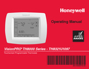 Honeywell VisionPRO TH8000 Serie Manual De Uso