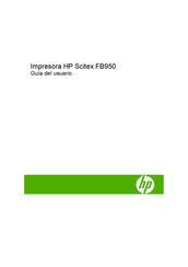 HP Scitex FB950 Guia Del Usuario