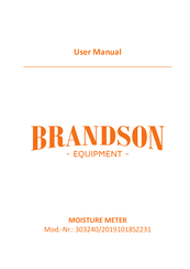 Brandson Equipment 303240 Instrucciones De Uso