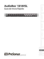 PRESONUS AudioBox 1818VSL Guia De Inicio Rapido