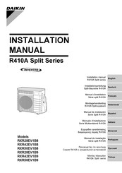 Daikin RXR50EV1B8 Manual De Instalación