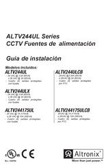 Altronix ALTV244UL Serie Guia De Instalacion