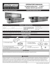 Weather Guard E-LINE 143-0-01 Manual Del Usaurio