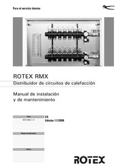 Rotex 7 17 27 07 Manual De Instalación Y De Mantenimiento