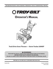 Troy-Bilt Storm Tracker 2690XP Manual Del Operador