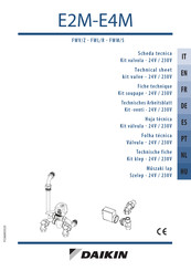 Daikin E4M2V03A6 Hoja Técnica
