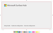 Microsoft Surface Hub 2S Guía De Configuración