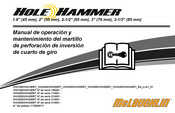 McLaughlin HOLE HAMMER VHH300 Manual De Operación Y Mantenimiento