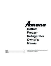 Amana BB20VSE Manual Del Propietário