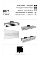 aldes Plenum LINED Combined Instrucción De Instalación Y De Mantenimiento