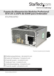 StarTech.com ATX2PW630PRO Guia Del Usuario