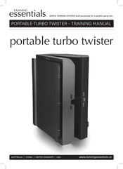 tanning essentials portable turbo twister Manual De Entrenamiento