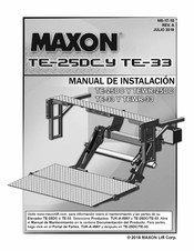 Maxon TEWR-33 Manual De Instalación