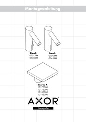 Hansgrohe AXOR Starck X 10170000 Instrucciones De Montaje