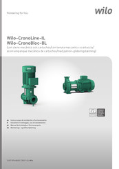 Wilo CronoLine-IL Instrucciones De Instalación Y Funcionamiento