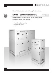 Hitecsa EWWF SC Serie Manual De Instalación, Mantenimiento Y Funcionamiento