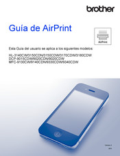 Brother AirPrint MFC-9130 Guia De Inicio Rapido