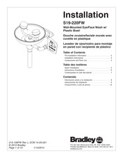 Bradley S19-220FW Manual De Instalación