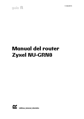 Zyxel NU-GRN8 Manual Del Usuario