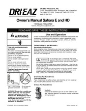 Dri-Eaz Sahara HD El Manual Del Propietario