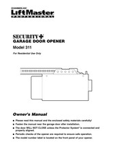 Chamberlain LiftMaster 311 El Manual Del Propietario
