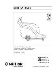 Nilfisk UHB  51-1500 Instrucciones Para El Uso Y Lista De Piezas