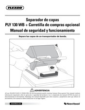 Flexco PLY 130 WB Manual De Instrucciones