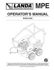 Landa MPE5-5000 Manual Del Operador