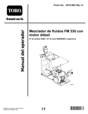 Toro FM 330 Serie Manual Del Operador