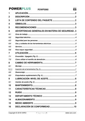 VARO POWERPLUS POWP3060 Manual Del Usuario