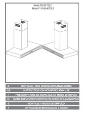 Hotpoint Ariston Airforce F110 60x90 TSL2 Montaje Y Modo De Empleo