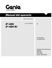 Genie Z-40N RJ Manual Del Operario