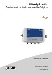 JUMO digiLine Hub Manual De Montaje