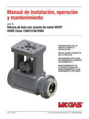 MOGAS iRSVP ASME 3100 Manual De Instalación, Operación Y Mantenimiento