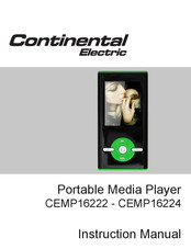 Continental Electric CEMP16224 Manual De Instrucciones