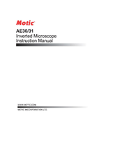 Motic AE30 Manual De Usuario