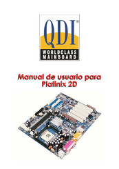 QDI Platinix 2D Manual De Usuario