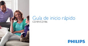 Philips CD186 Guia De Inicio Rapido