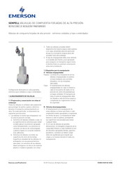 Emerson SEMPELL Instrucciones De Instalación Y Mantenimiento