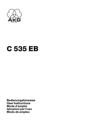 AKG C535 EB Modo De Empleo
