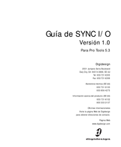 DigiDesign SYNC I/O Guia