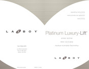 La-Z-Boy Platinum Luxury-Lift Instrucciones De Operación