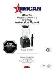 Omcan 23997 Manual De Instrucciones