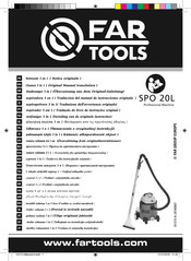 Far Tools SPO 20L Traduccion Del Manual De Instrucciones Originale