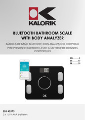 Kalorik EBS 42573 Manual Del Usaurio