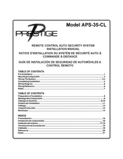 Prestige APS-35-CL Guia De Instalacion