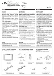 JVC KV-M700 Manual De Instalación/Conexion